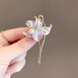 Punky Store Toz Pembe Su Zambak Broş