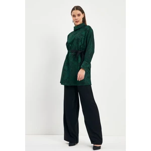 Dik Yaka Desenli  Ikili Takım