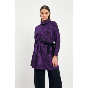 Dik Yaka Desenli  Ikili Takım