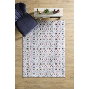 Red Halı Dijital Baskı Yıkanabilir Kaymaz Taban Kilim Desenli Gri Salon Halısı Mutfak Halısı Yolluk