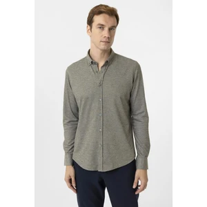 Süvari Örme Uzun Kol Gömlek