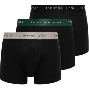 Tommy Hilfiger Erkek 3'lü Paket Metalik Bantlı Boxer  UM0UM03411
