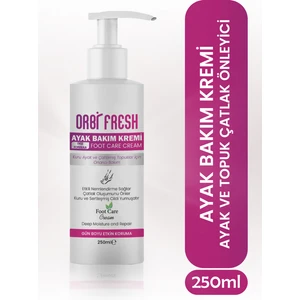 Orbi Fresh Ayak Bakım Kremi, Ayak & Topuk Çatlak Önleyici Etkili Krem 250 ml