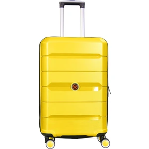 Npo Diamond Pp(Polipropilen) Küçük Boy Kırılmaz Valiz-Sarı