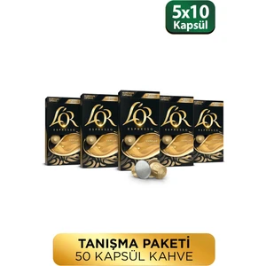 Vanilya Aromalı Nespresso Uyumlu Alüminyum Kapsül Kahve 10'lu x 5