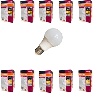 Osram 8.5 Watt LED Ampul 2700K Sarı E27 - 10 Adet