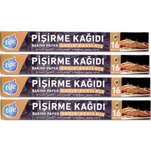 Kesilmiş Pişirme Kağıdı'16 Lı 4'Lü paket