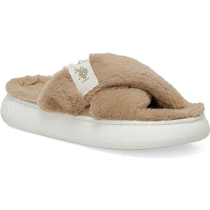 U.S. Polo Assn. Bonnıe 4pr Bej Kadın Ev Terliği