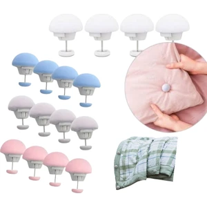 Şi-Ra 8 Adet GRİ Yorgan Kılıfı Sabitleyici Çarşaf Tutucu Nevresim Örtü Düzenleyici Düğme klips