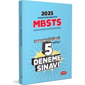 2025 Data Mbsts Çözümlü 5 Fasikül Deneme Sınavı