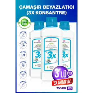 Ultra Konsantre Çamaşır Beyazlatıcı 3x (3 Lü Set)