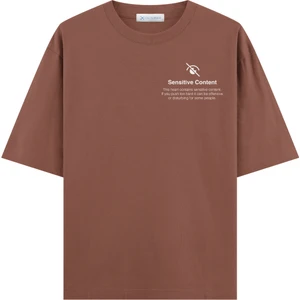 Sensitive Content Oversize T-Shirt (Ekstra! Bol Kesim)