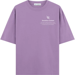 Sensitive Content Oversize T-Shirt (Ekstra! Bol Kesim)