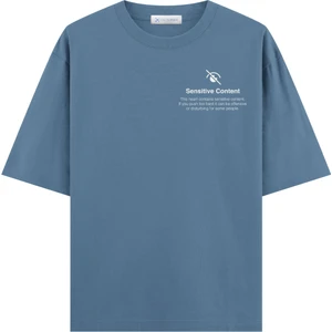 Sensitive Content Oversize T-Shirt (Ekstra! Bol Kesim)