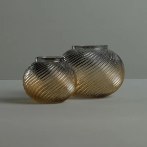 Linx Küçük Vazo Gri Amber