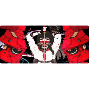 Oni Girl Gaming Mouse Pad 70X30 Mouse Pad Oyuncu Mause Pad Xxl Büyük Mousepad Kenar Dikişli Yıkanabilir Speed Mause Pad