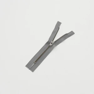 T/4 Metal Dipli Black Nikel 3/lü Gri Melanj Kot Pantolon Fermuarı