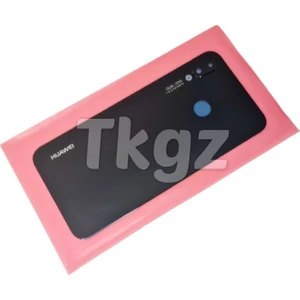 Huawei Uyumlu P20 Lite Arka Pil batarya Kapağı (CAM KAMERA LENSİ) SİYAH