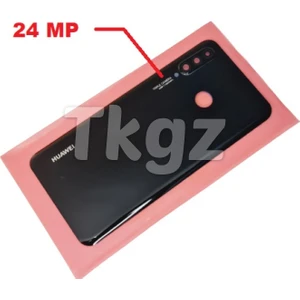 Huawei Uyumlu P30 Lite Arka Pil Batarya Kapağı ( Kamera Lensli 24 MP) SİYAH