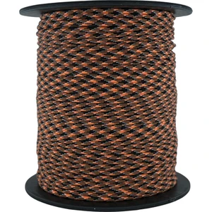 Mg Ropes Paracord Ip 4 mm Turuncu Siyah Desen No:69 10 Metre