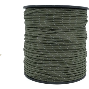 Mg Ropes Paracord Ip 4 mm Reflektörlü Haki Renk No:49 10 Metre