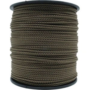 Mg Ropes Paracord Ip 4 mm Siyah Gold Desenli No:58 10 Metre