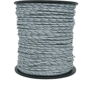 Mg Ropes Paracord Ip 4 mm Gri Beyaz Desenli No:77 10 Metre