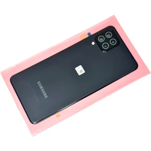 Samsung Galaxy A22 (4g) Arka Pil Batarya Kapağı (Full Kamera Lensli) Siyah