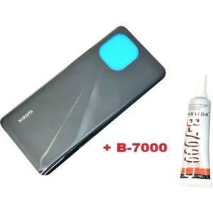 Xiaomi Mi 11 Arka Kapak Batarya Pil Kapağı (CAM+B-7000) Siyah