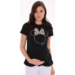 Hamile Karakter Bskılı Esnek Kumaş T-Shirt