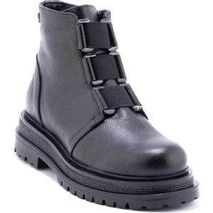 2152102 Siyah Deri Bot