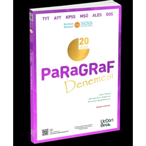 ÜçDörtBeş Yayınları Tyt Paragraf 20 Deneme