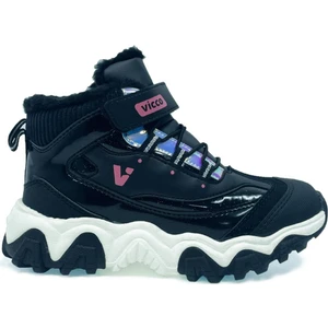 Radus Ll Içi Kürklü Hafif Taban Ortopedik Kız Çocuk Bot Siyah