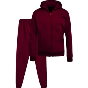 Çocuk  Kapüşonlu Fermuarlı Sweatshirt ve Jogger Eşofman Altı 2'li Takım