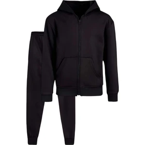 Çocuk  Kapüşonlu Fermuarlı Sweatshirt ve Jogger Eşofman Altı 2'li Takım