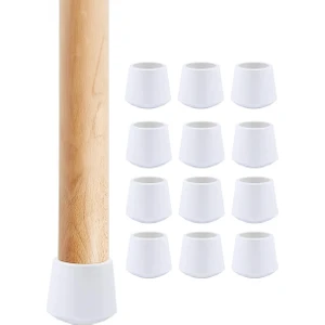 Hodor Accessories 16 Adet Beyaz 25 mm Pvc Sandalye Profil Ayak Pabucu