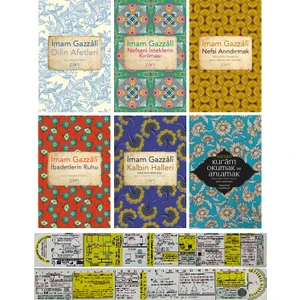 Imam Gazzali 6 Kitap Set/dilin Afetleri+Nefsi Arındırmak+Ibadetlerin Ruhu+Kalbi Halleri+Nefsani+Kuranı Okumak ve Anlamak
