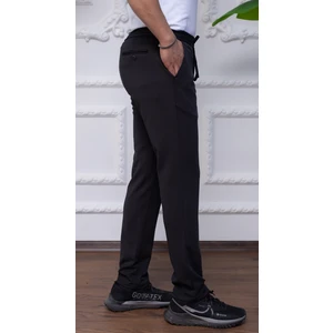 Erkek Büyük Beden Antrasit Örme Jogger Pantolon