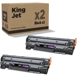 Kingjet® 85A / CE285A 2'li Paket - Hp Uyumlu Çipli Muadil Toner