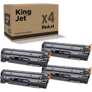 Kingjet® 85A / CE285A 4'lü Paket - Hp Uyumlu Çipli Muadil Toner