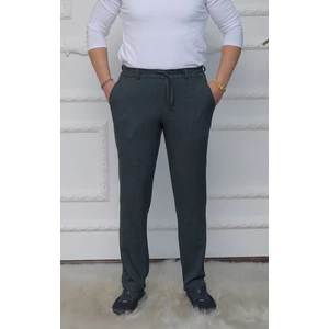 Erkek Dokuma Antrasit  Jogger Pantolon