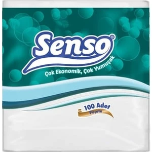 Kare Ekonomik  Servis Peçete Kullan At 100 Lü 3 Paket