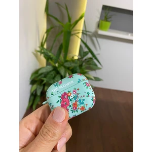 Iphone 3. Nesil Uyumlu Koruyucu Bluetooth Kulaklık Kılıfı Çiçek Desenli