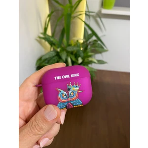 Iphone 3. Nesil Uyumlu Koruyucu Bluetooth Kulaklık Kılıfı Desenli Fosforlu Baykuş Desenli