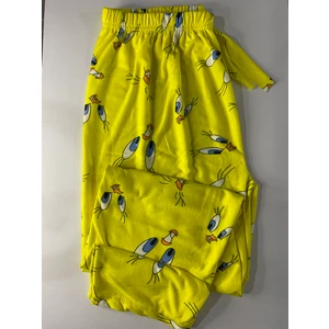 Biricik İç Giyim Tweety Desenli Süet Sarı Pijama Altı