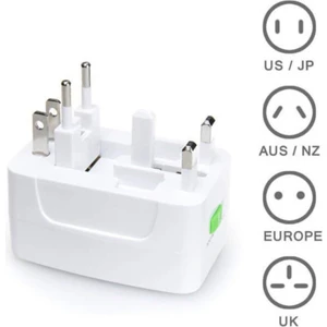 Priz Fiş Çevirici Dönüştürücü Adaptör Tüm Ülkeler