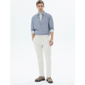 Bej Dokuma Casual Pantolon