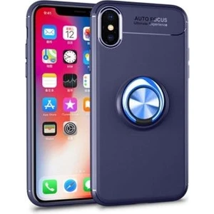 iPhone Xs Max  Kılıf Yüzüklü Sağlam Esnek Ringo Silikon Kapak