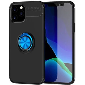 iPhone 12 Pro Max  Kılıf Yüzüklü Sağlam Esnek Ringo Silikon Kapak