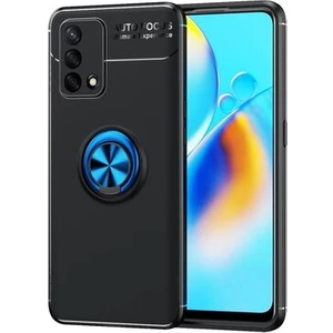 Oppo A74 4g  Kılıf Yüzüklü Sağlam Esnek Ringo Silikon Kapak